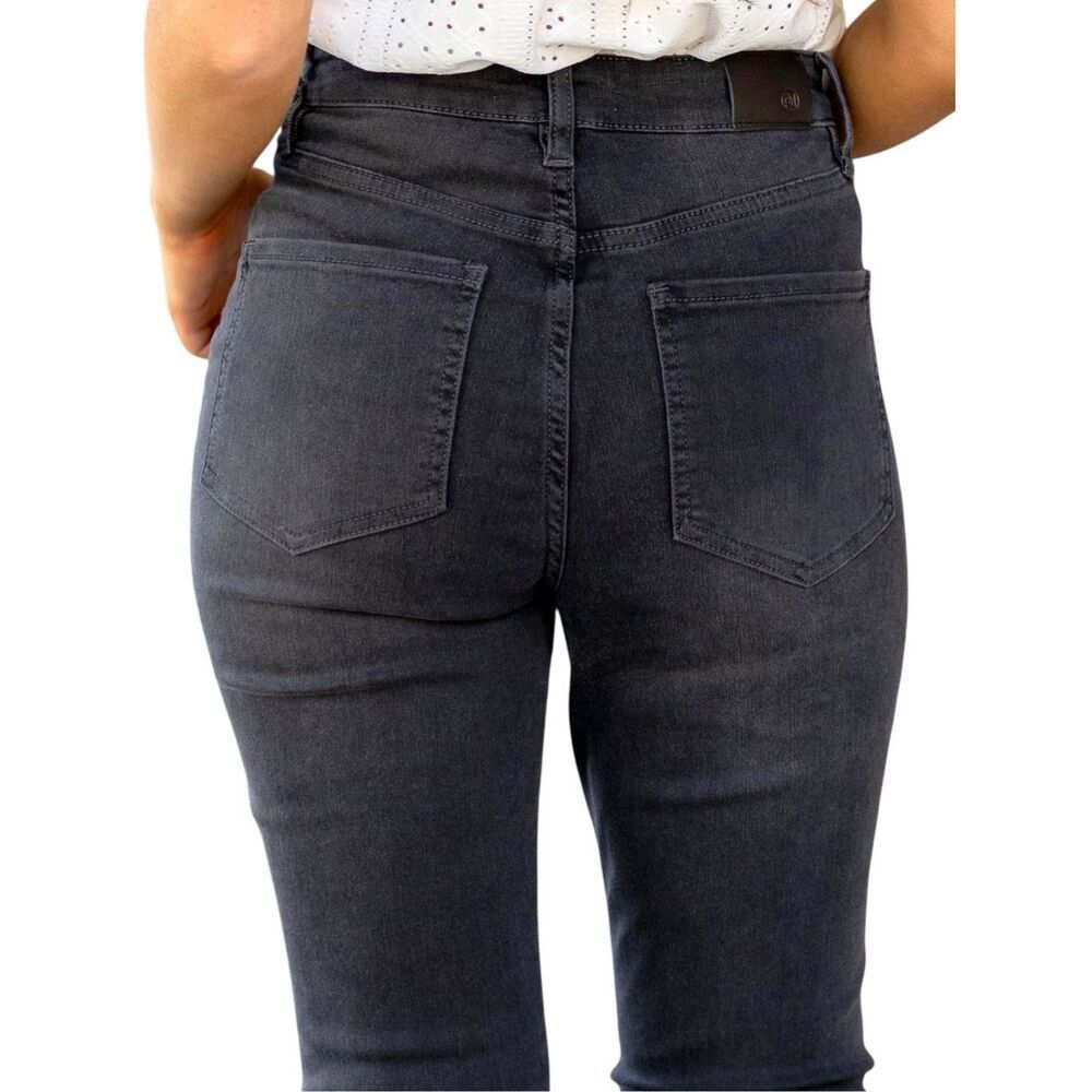 Black Wash Plus High Rise Tummy Control Skinny Jeans Stretch Sculpting Jegging - Picture 5 of 16